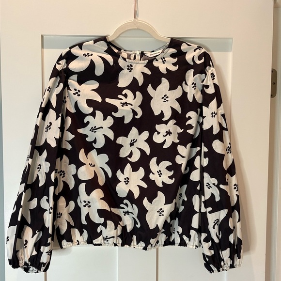 Marimekko Gillaug Villinarsissi Shirt Sz 36 - Picture 4 of 8